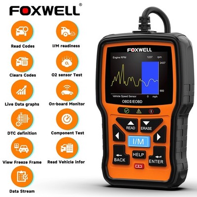 Automotive Scanner OBD2 Diagnostic Reader 12V Gasoline Diesel Car Engine Check