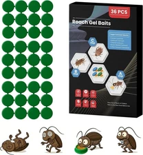 Roach Killer Cockroach Traps for Indoor & Outdoor Infestation Control Pack of 36