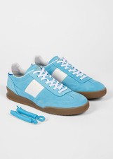 PAUL SMITH PS DOVER SUEDE LEATHER TRAINERS LIGHT BLUE UK 10 RRP £195 BNIB