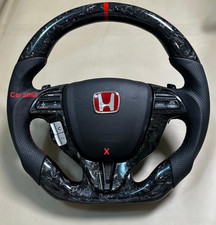 Honda Accord 8th Gen Hydro Dipped Carbon Fiber Custom Steering Wheel 2008 -2012