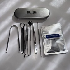 Dental Tools with Metal Case, Teeth Cleaning Tools Set, Remove Plaque, Oral C...