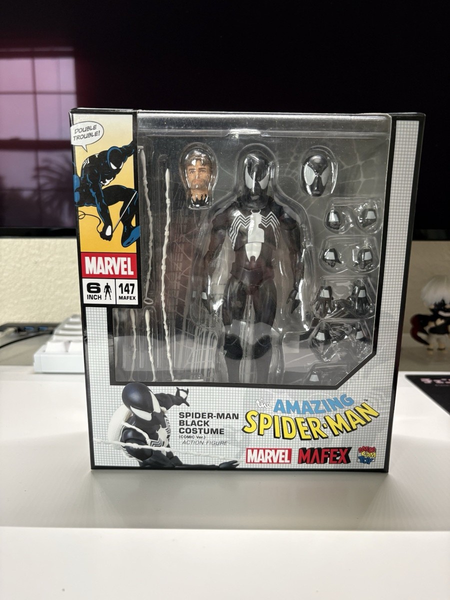 MAFEX Amazing Spider-Man Black Costume No. 147 Collector's Edition
