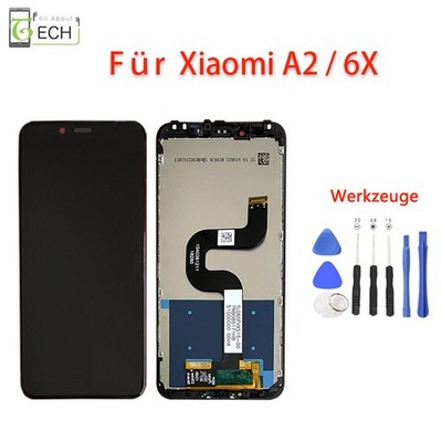 Für Xiaomi Mi 6X / Mi A2 LCD Display mit Rahmen Touch Touchscreen Bildschirm