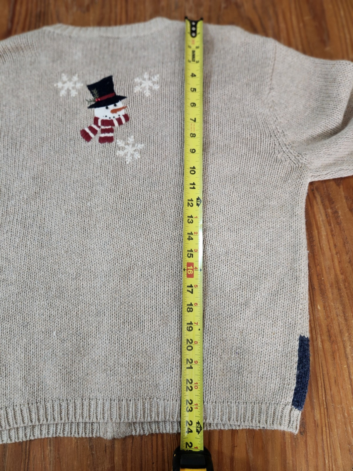 Croft & Barrow Holiday Patchwork Winter Full Zip … - image 10