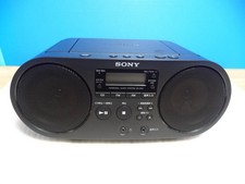 Sony ZS-S40 CD Radio Black AM FM Wide FM MP3 WMA Used