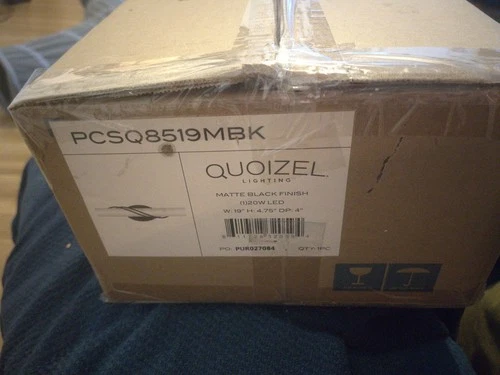 1/2 price! Open box-Quoizel Serenade 25" Wide ADA LED Bath Bar Model:PCSQ8525MBK - Picture 8 of 8