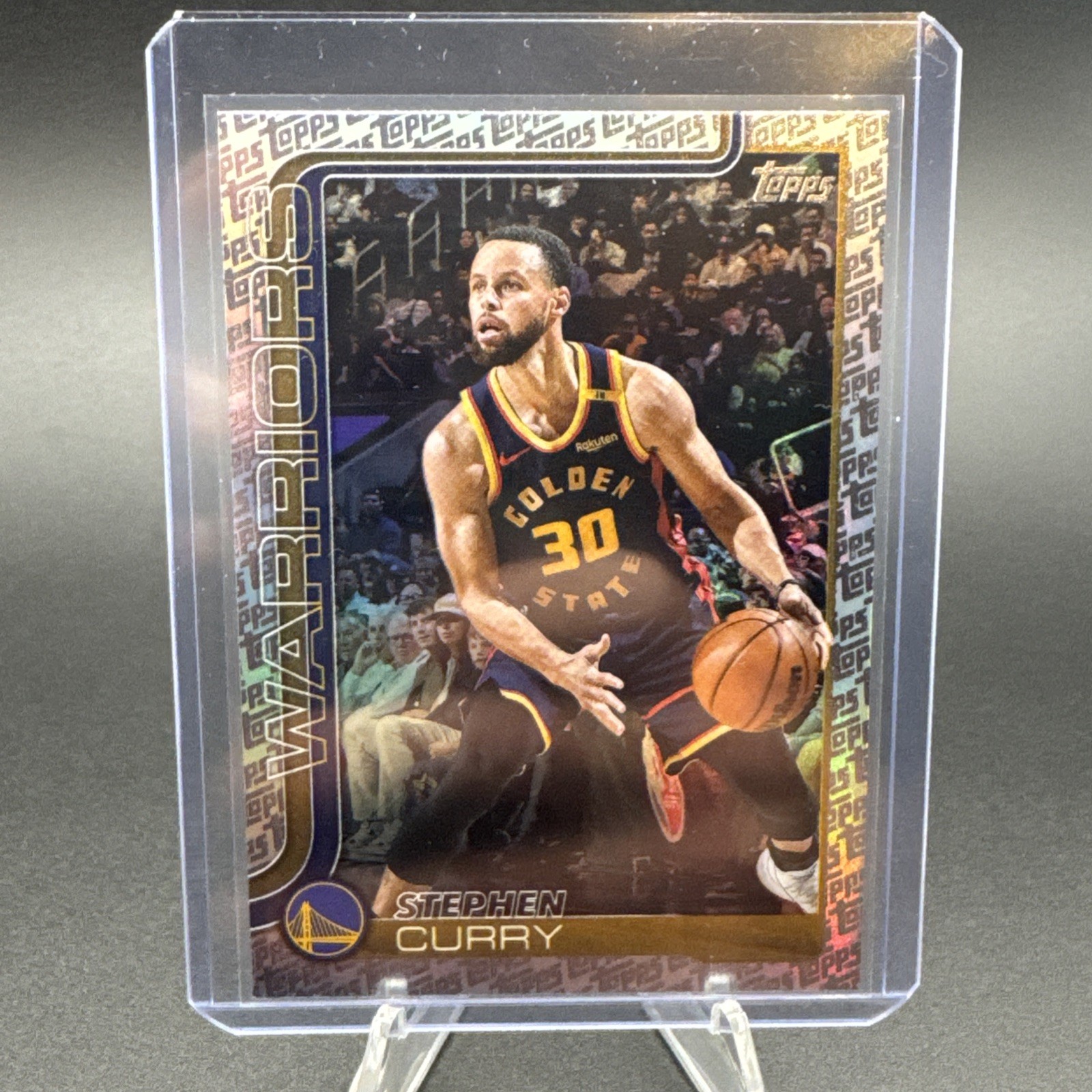 2025-26 Topps Flagship Stephen Curry #135 Topps Foil Pattern Fanatics