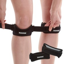 Bodyprox Patella Tendon Knee Strap 2 Pack, Knee Pain Relief Support Brace Hiking