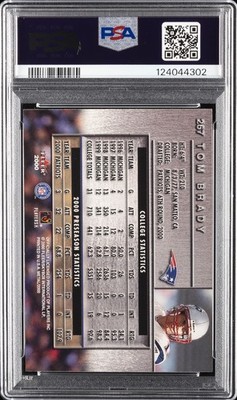 その他 TOM BRADY rc 2000 METAL #267 TOM BRADY ROOKIE RC PSA 9 AUTO 10 | eBay