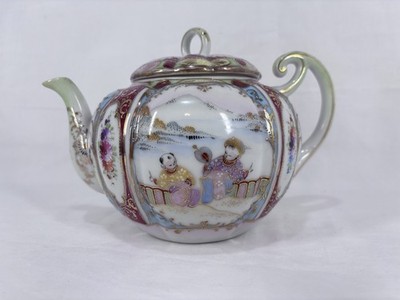 Japanese NIPPON Famille Rose Sei Shimamura Porcelain Ware Teapot