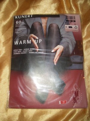 KUNERT Warm Up blickdichte Opaque Strumpfhose Gr. 42-44 MOCCA 60 DEN OVP