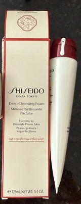 Shiseido Deep Cleansing Foam Oily Skin  125ml / 4.4oz    NEW in retail BOX