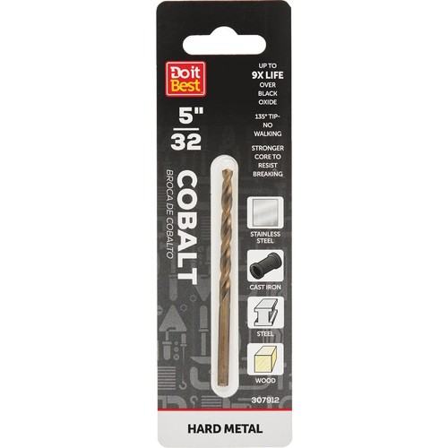 Do it Best 5/32 In. Cobalt Drill Bit QJDIB-DB-036 SIM Supply, Inc. QJDIB-DB-036