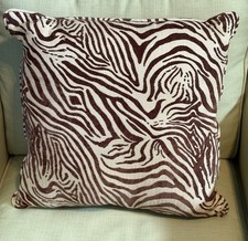 Vintage Decorative Zebra Print Throw Pillow B...