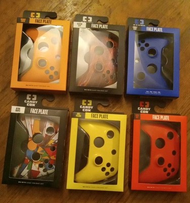 Candy Con 5 Face Plates Only With All Being Different Colors & Designs
