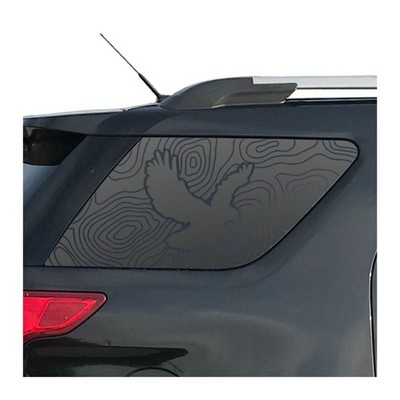 Topography map with eagle design Decal for 2011-2019 Ford Explorer FE5-TX4