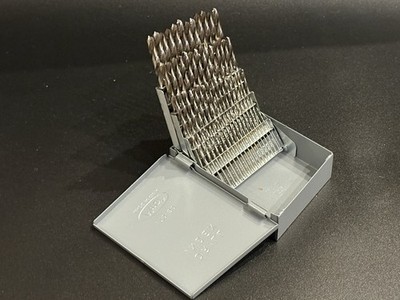 Pro Cut 60 pc Drill Index, Number Sizes 1-60, HSS 118° , Bright Finish
