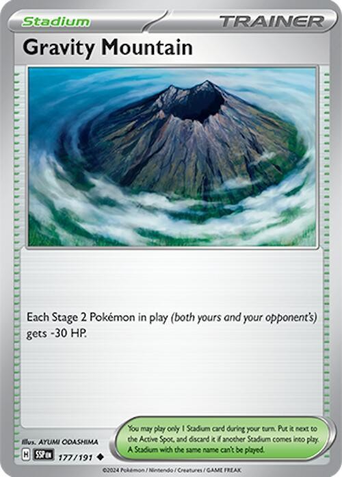 Gravity Mountain Uncommon SV08: Surging Sparks 177/191 NM
