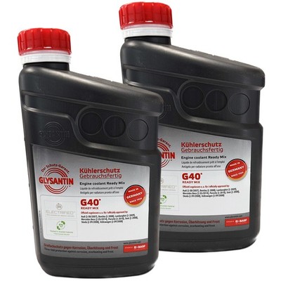 Glysantin G40 Kühlmittel Kühlerschutz Frostschutz 2x 1L G12++ Audi VW Seat Skoda