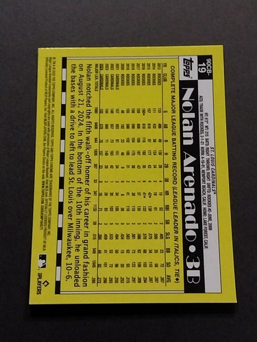 NOLAN ARENADO 2025 Topps Chrome Refractor 35th Anniversary Insert #90CB-19 - Picture 2 of 2