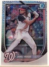 2025 Bowman Chrome Mega Box Mojo Refractor James Wood #29 Rookie RC