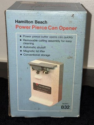 Vintage Hamilton Beach Power Pierce Can Opener NOB