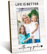 Mom Daughter 4x6 Picture Frame, Mother Gifts, Mom Mothers Day Birthday Gifts fro