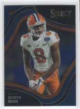 #112 2022 Select Draft Picks BLUE BASE [ Justyn Ross RC Clemson Tigers