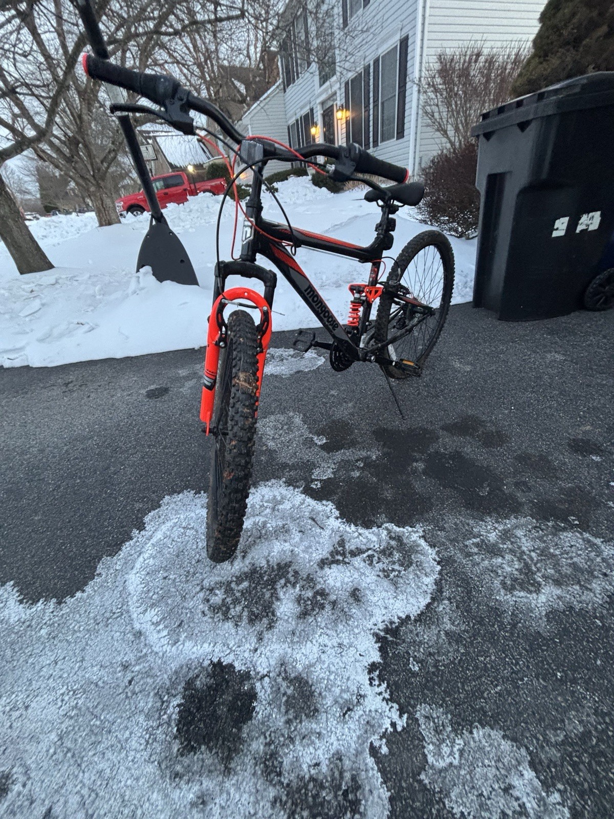 Schwinn Sidewinder 26" Mountain Bike 21-Speed Full Suspension Black/Red