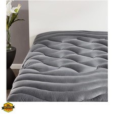 Cooling Queen Mattress Topper, Zoned Cool Mattress Pad Cover, Padded Mattres...