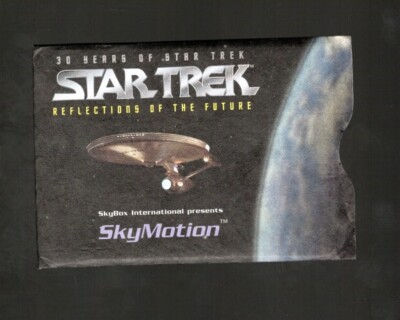 1995 SKYBOX STAR TREK REFLECTIONS OF THE FUTURE PHASE ONE SKYMOTION CARD