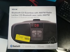 Borne Bluetooth CD Boombox with AM/FM Radio