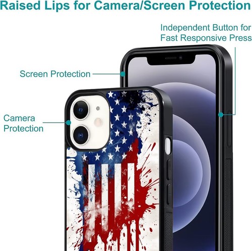 American Flag Futuristic Trendy Case For Samsung S21 S22 S23 S24 Plus Ultra - Photo 13 sur 25