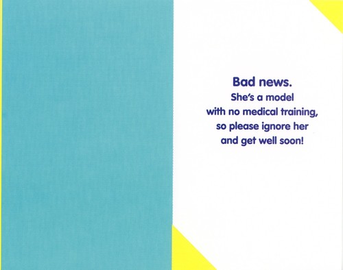 Funny ADULT GET WELL Card, Kristen Sexy Nurse Model by American Greetings +✉ - Picture 2 of 5