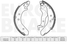 Mâchoire de frein Rover 214