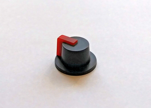 YAMAHA Knob for 10M 10MII 20M Models of Guitar Effect Pedals, BLACK & RED, Japan - Picture 4 of 6
