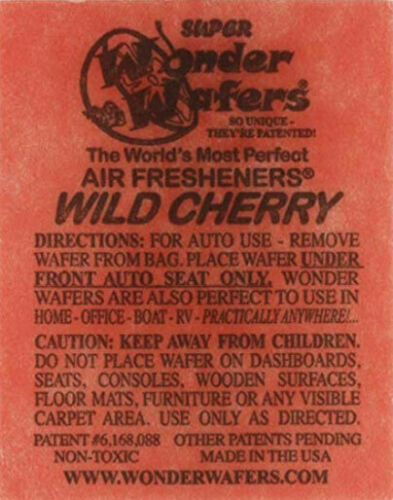 5 Wonder Wafers Air Freshener PACK WAFERS NU CAR Leather cinnamon