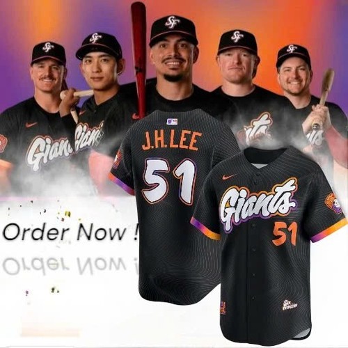 *Great Gift* - SF Giants x City--Connect 2025 Lee #51 Baseball Js - be remade