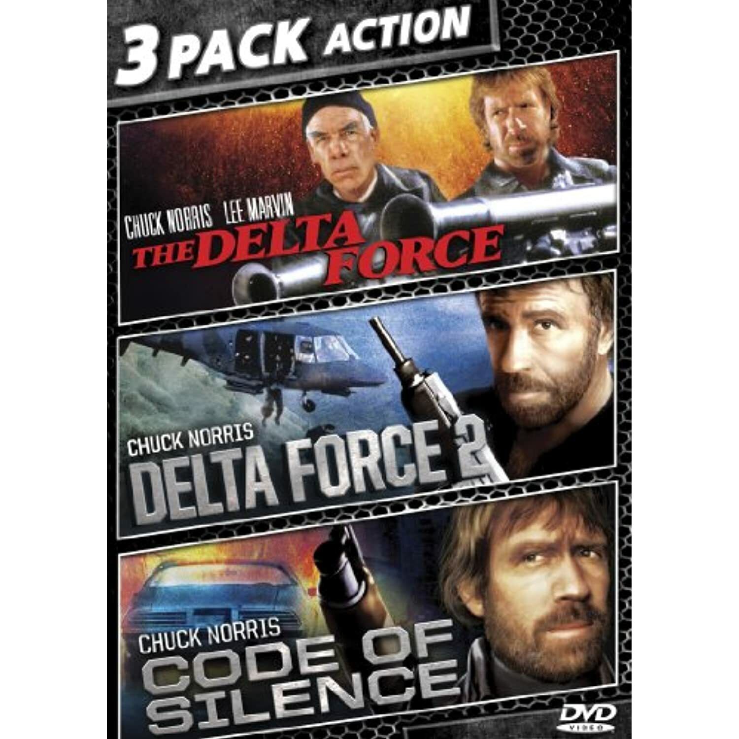 Higgins Executie Samengesteld Delta Force / Delta Force 2 / Code Of Silence Chuck Norris (DVD 2010) New  11891701440 | eBay