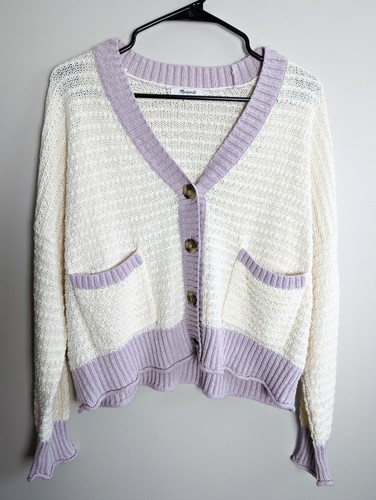 Madewell Chunky Knit Pastel Cropped 
