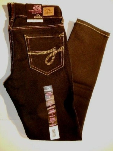 Jordache Jeans Girls Super Skinny Rinse Adjustable waist 5, 6, 7,8, 10, 12, 14 - Picture 4 of 5