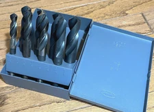 🇺🇸 JUMBO USA Drill Bit Set 9/16" -1" Lot Reduced Shank Tools Huot Index Hanson