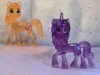 Lot of 2 -MY LITLE PONY MLP CRYSTAL IZZY MOONBOW 3'' FIGURE HASBRO - Sunny 