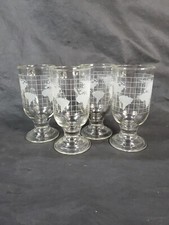 Vintage Nestle Nescafe Irish Coffee Mugs World Globe Map Set of 4