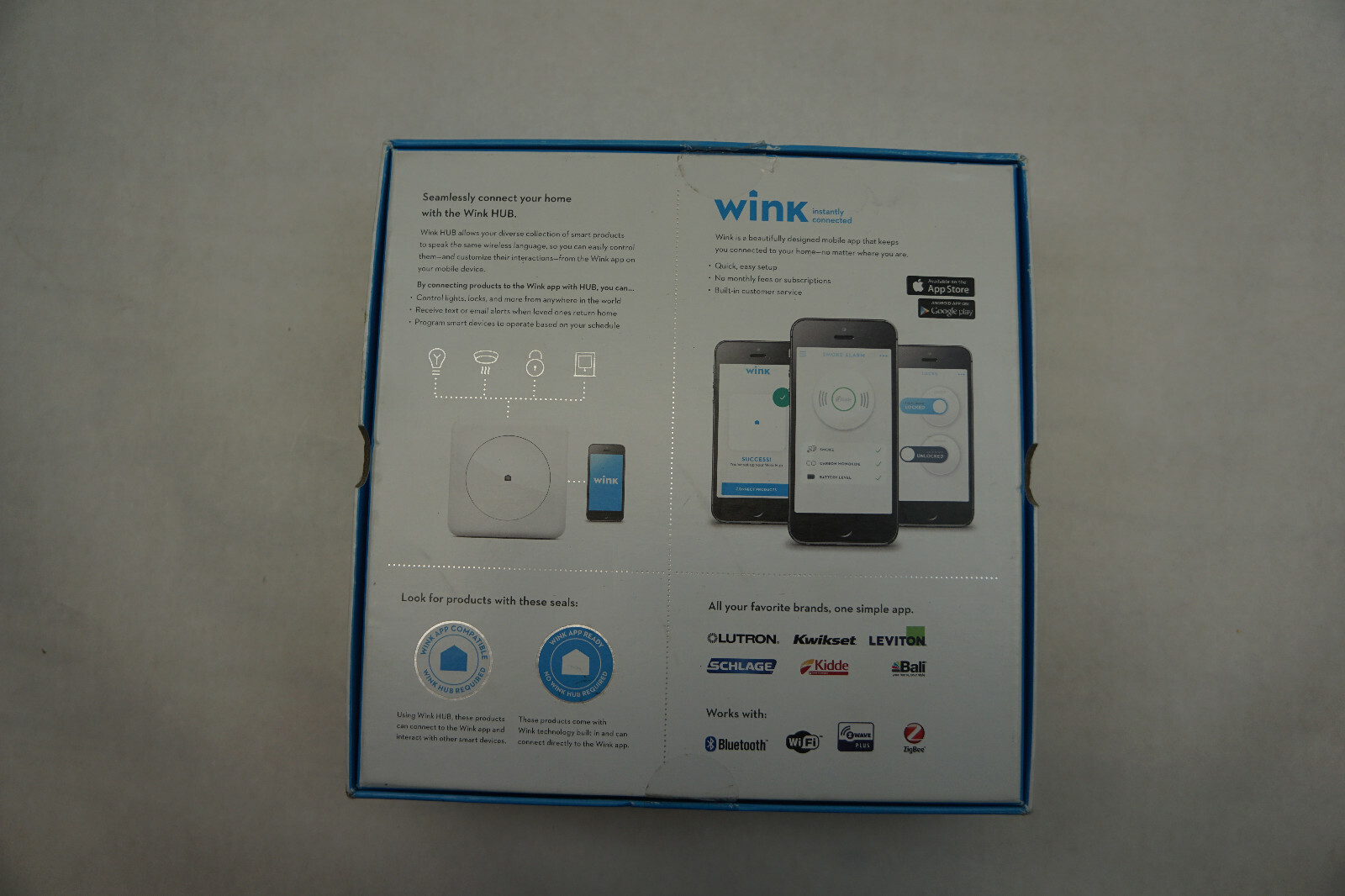 wink hub google home