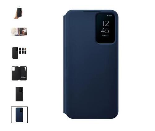 Cover Ufficiale Originale Samsung S22 S22Ultra Smart View Specchio Flip Custodia Pelle - Foto 22 di 22