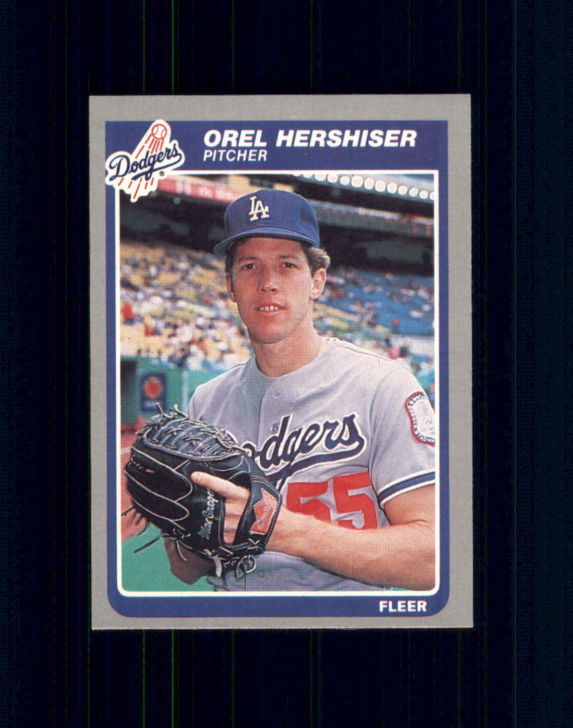 1985 Fleer #371 Orel Hershiser