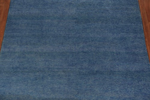 Stylish Gabbeh Solid Design Wool Modern Rug - Enhance Your Home Decor 9x12 ft - Picture 4 of 18