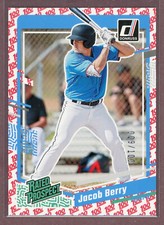 2023 Donruss Baseball Rated Prospect One Hundred #52 Jacob Berry (MIA)/100 (1)