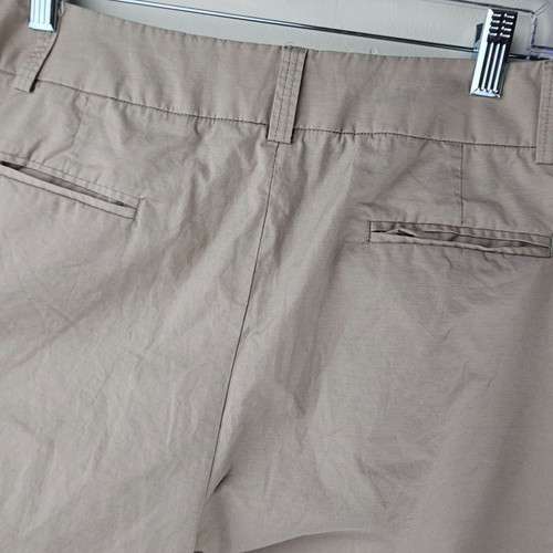 PENDLETON Tan Pants Womens 16 Cotton Flat Front Wide Lightweight Classic Khaki - Picture 10 of 13